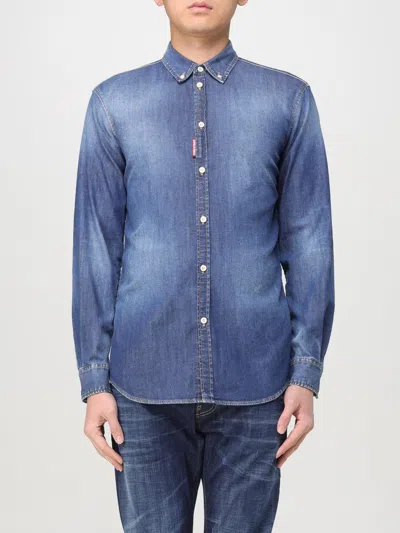 Dsquared2 Shirt  Men Color Denim