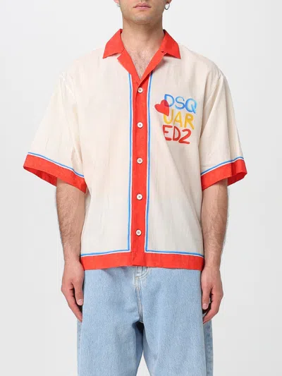 DSQUARED2 SHIRT DSQUARED2 MEN COLOR MULTICOLOR,G95403005