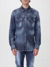 Dsquared2 Fashion Western Shirt In Blue