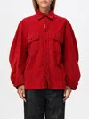 DSQUARED2 SHIRT DSQUARED2 WOMAN COLOR RED,F85961014