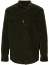 Dsquared2 Corduroy Shirt In Green