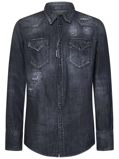 Dsquared2 Shirt In Gray