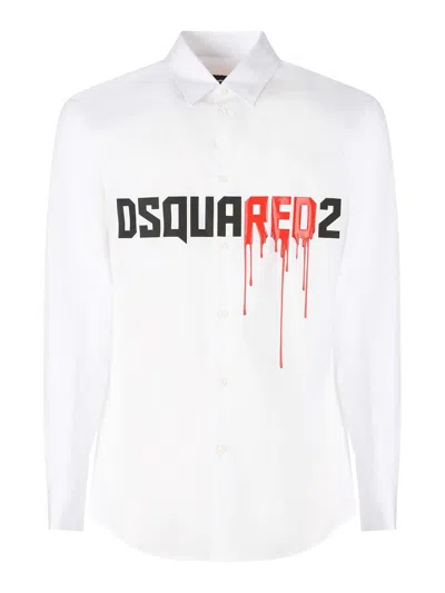 Dsquared2 Shirt In Cotton Poplin