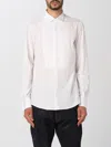 Dsquared2 Poplin Cotton Shirt With Spread Collar In White