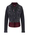 Dsquared2 Panelled Button-up Jacket In Black