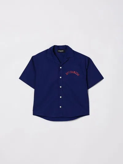 Dsquared2 Shirt Kids  In Blue