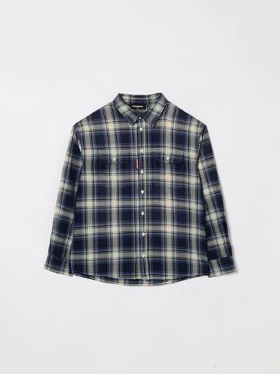 Dsquared2 Shirt  Kids Color Blue
