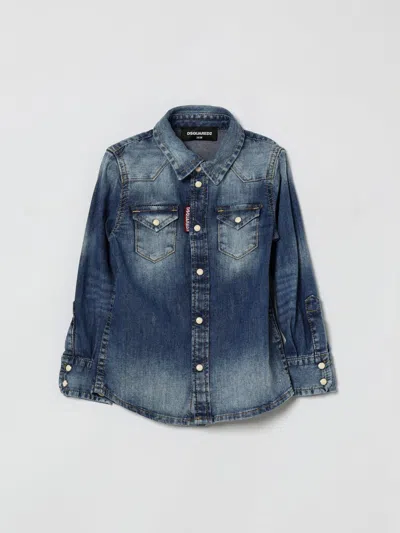 Dsquared2 Babies' Shirt Kids  In Blue