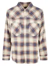 Dsquared2 Plaid Button-down Shirt With Chest Pockets In Multi