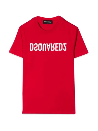 Dsquared2 Kids' Shirt In Red