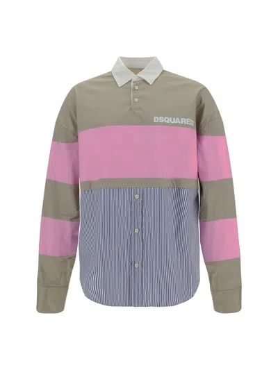 Dsquared2 Shirt In Stone