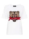 Dsquared2 Woman T-shirt White Size M Cotton In White