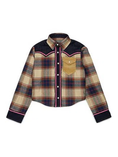 DSQUARED2 SHIRT WITH APPLICATIONS
