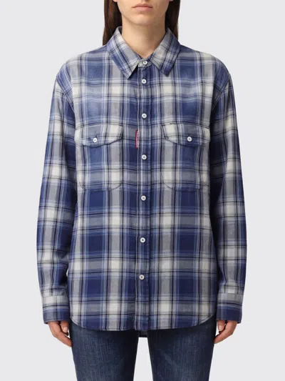 Dsquared2 シャツ レディース カラー ブルー In Blue