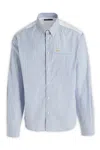 Dsquared2 Cotton Shirt With Striped Pattern And Button-down Collar