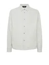 Dsquared2 Icon Man Denim Shirt Light Grey Size L Cotton