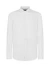 Dsquared2 Poplin Cotton Shirt With Spread Collar