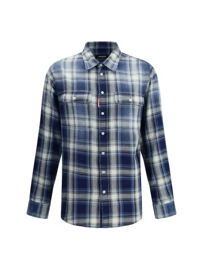 Dsquared2 Shirts In Blue