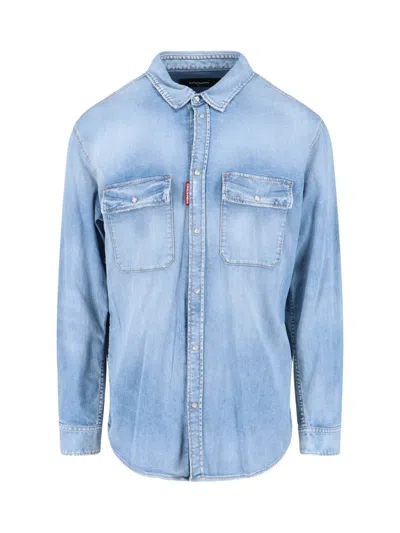 Dsquared2 Shirts In Blue