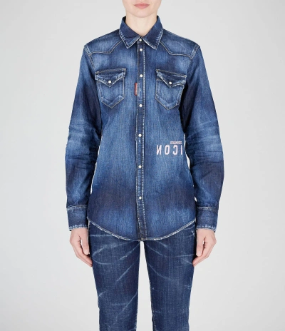 Dsquared2 Shirts In Blue