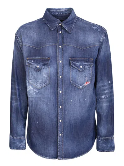 Dsquared2 Shirts In Blue