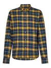 Dsquared2 Canadian Check Flanel Shirt In Blue