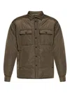 Dsquared2 Buttoned Flap-pocket Jacket In Brown