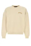 Dsquared2 Relaxed-fit Cotton Sweatshirt With Curved Logo In Neutral