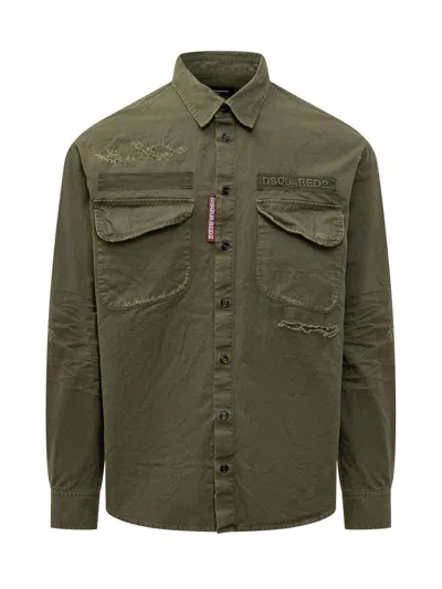 Dsquared2 Shirts In Green