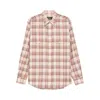 Dsquared2 Plaid Shirt With Lurex Thread In Neutral