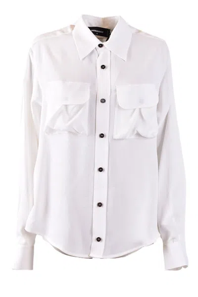 Dsquared2 Shirts In Off White