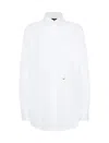 Dsquared2 Maxi Dean Shirt In White