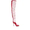 Dsquared2 Lace-up Stiletto Sandals In Red