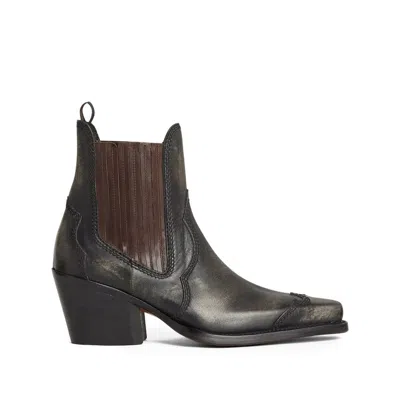 Dsquared2 Pointed Ankle Boots In Multi