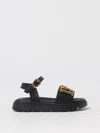 Dsquared2 Sandali Platform In Pelle D2 Statement In Black