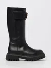 Dsquared2 High Boots With Metal Plate In Black