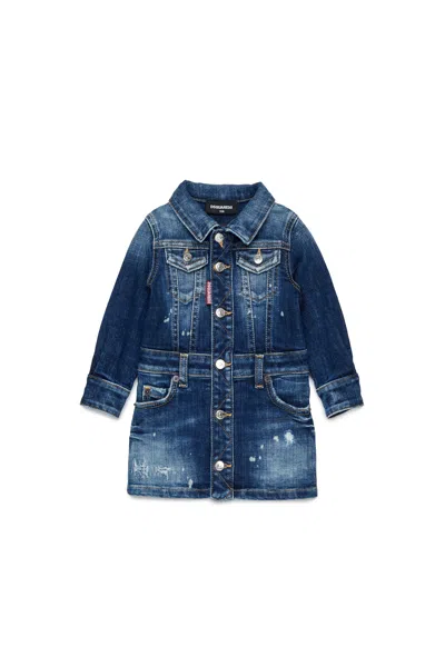 DSQUARED2 SHORT DENIM DRESS