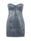Dsquared2 Short Dress In Blue