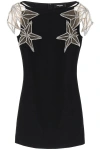 DSQUARED2 DSQUARED2 SHORT DRESS WITH CRYSTAL STARS PATTERN
