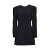 Shop Dsquared2 Short Dress With Padded Shoulders