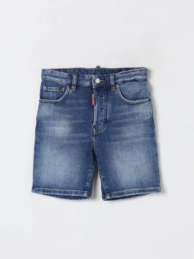 Dsquared2 Short  Kids Color Denim