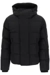 Dsquared2 Road Man Quilted Puffer Jacket In Black