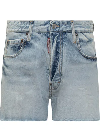 Dsquared2 Short Pants 642 In Blue