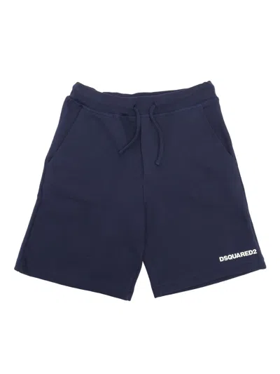 Dsquared2 Kids' Short Pants In Blue