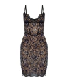 Dsquared2 Short Skirt With Shoulder Straps In Black