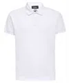 Dsquared2 Short Sleeve Cotton Polo Shirt In White