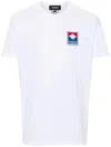 Dsquared2 Short Sleeve Cotton T-shirt In White
