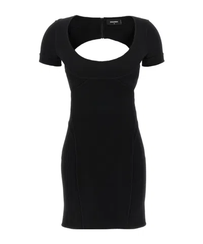 DSQUARED2 CUT-OUT BODYCON DRESS
