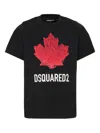 Dsquared2 Short-sleeve Graphic T-shirt In Black