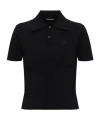 Dsquared2 Button-fastening Polo Shirt In Black